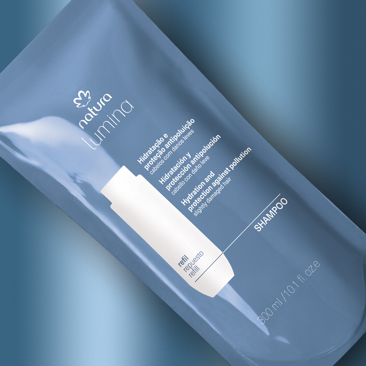 Refil Shampoo Purificante Hidratação e Proteção Antipoluição Lumina - Imagem 2