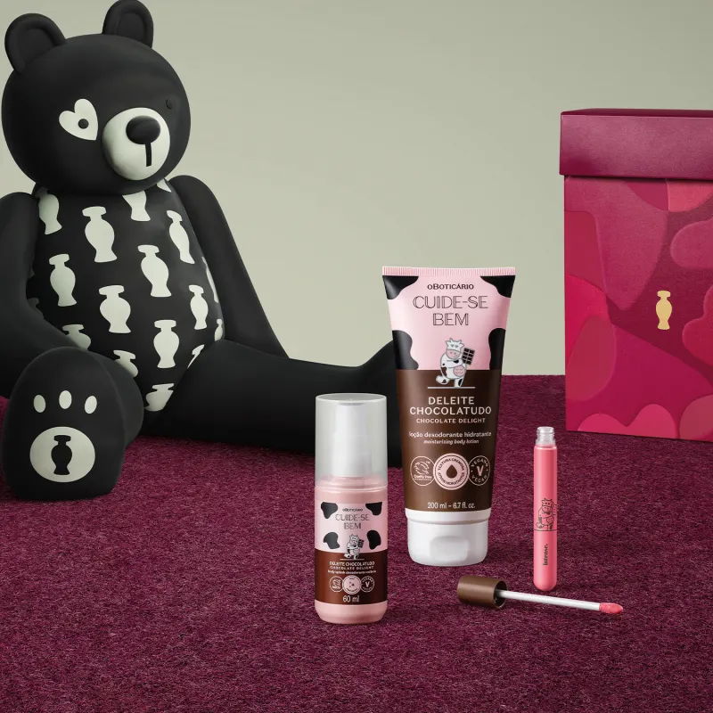 Kit Presente Dia dos Namorados Cuide-se Bem Deleite Chocolatudo (3 itens) - Imagem 2