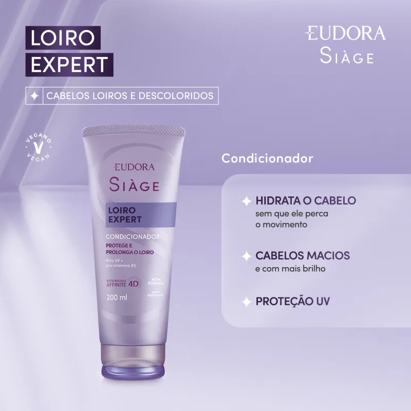 Condicionador Siàge Loiro Expert 200ml - Imagem 3