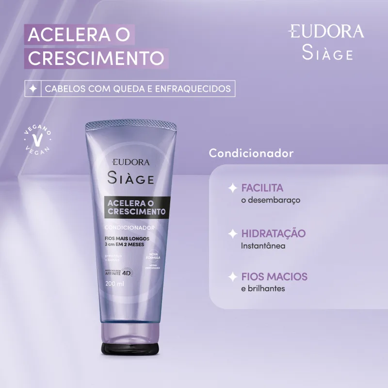 Kit Siàge Acelera o Crescimento Shampoo + Condicionador - Imagem 3