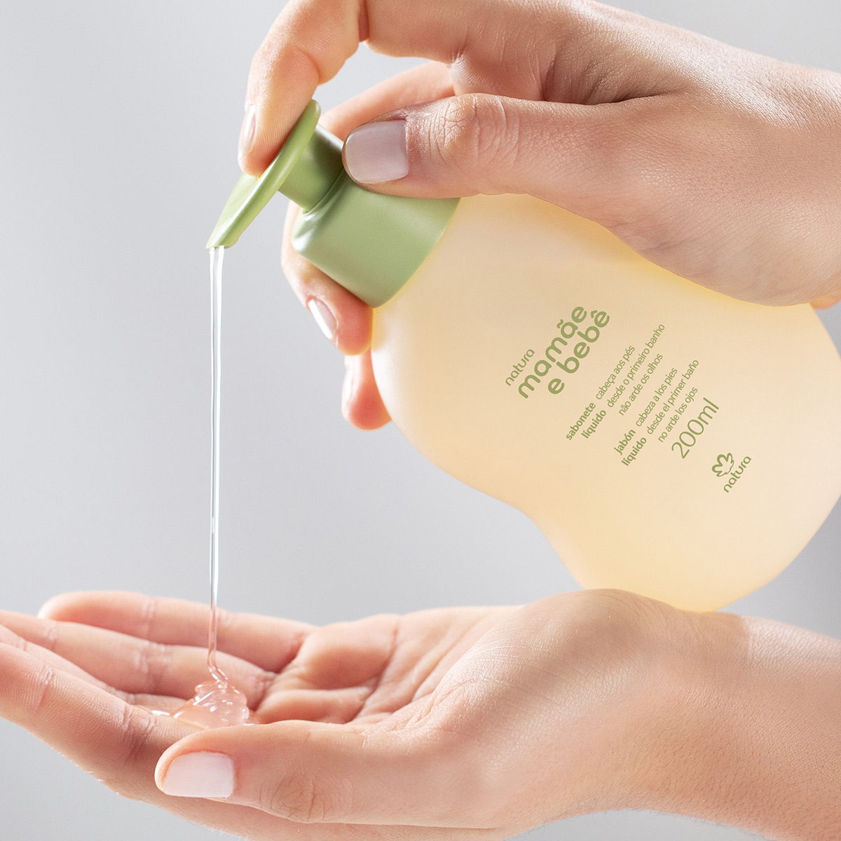 Sabonete Líquido da Cabeça aos Pés Mamãe e Bebê 200ml - Imagem 2