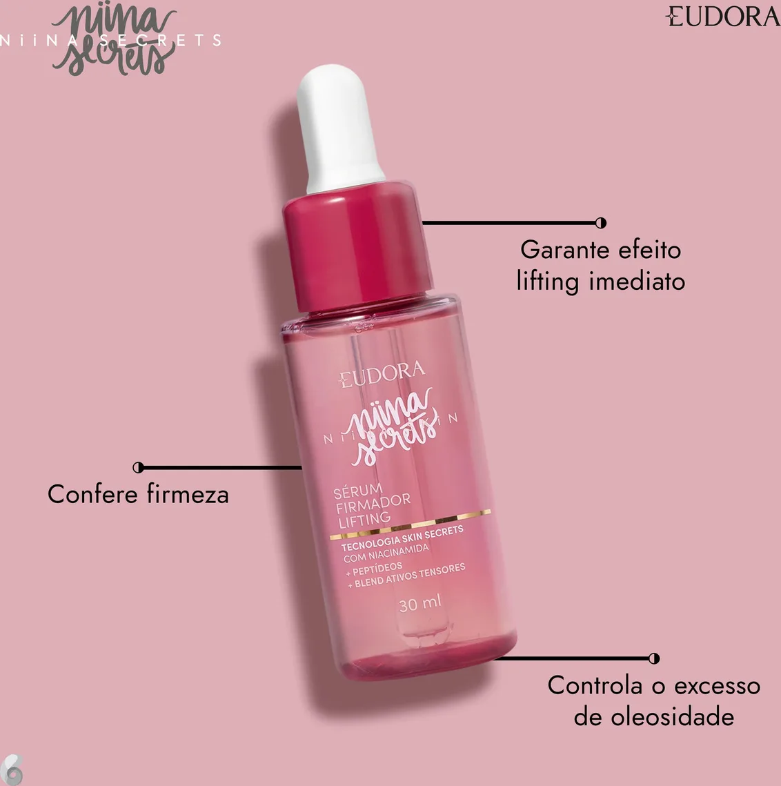 Sérum Firmador Lifting Niina Secrets Skin 30ml - Imagem 2