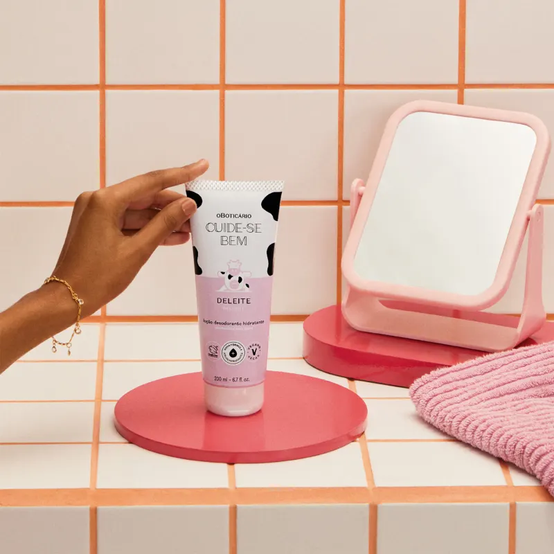 Loção Hidratante Desodorante Corporal Cuide-Se Bem Deleite 200ml - Imagem 2