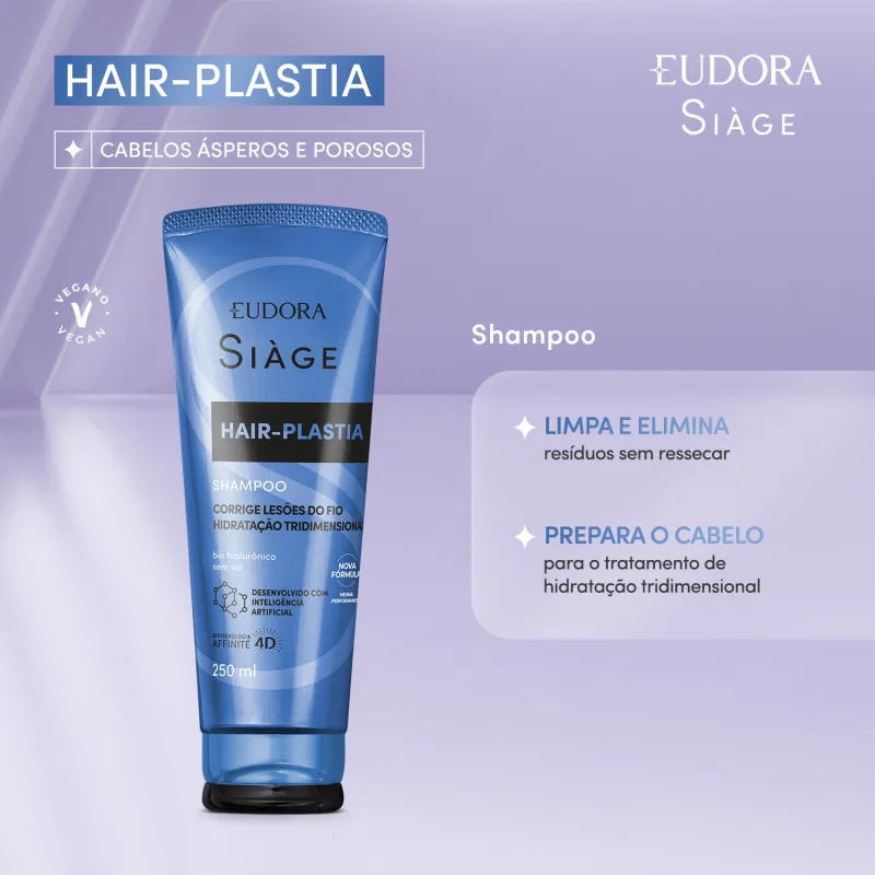 Siàge Shampoo Hair-Plastia 250Ml - Imagem 2