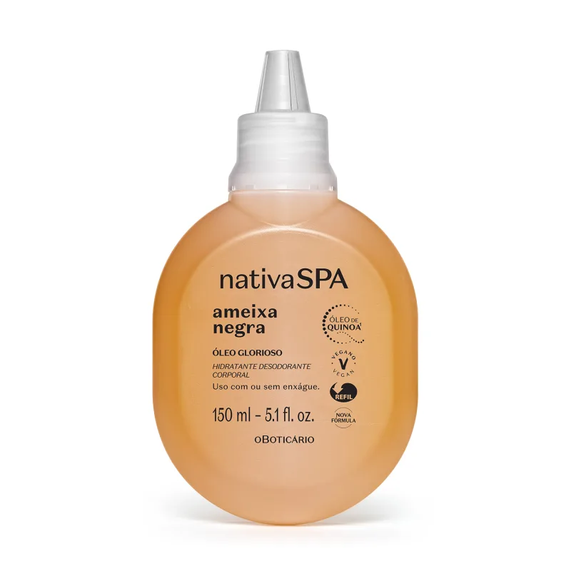 Refil Óleo Glorioso Hidratante Desodorante Corporal Nativa Spa Ameixa Negra 150ml - Imagem 2