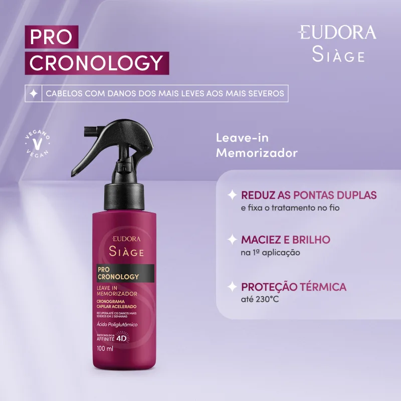 Leave in Memorizador Siàge Pro Cronology 100ml - Imagem 2