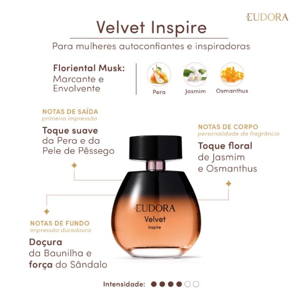 Velvet Inspire Desodorante Colônia 100ml - Imagem 2