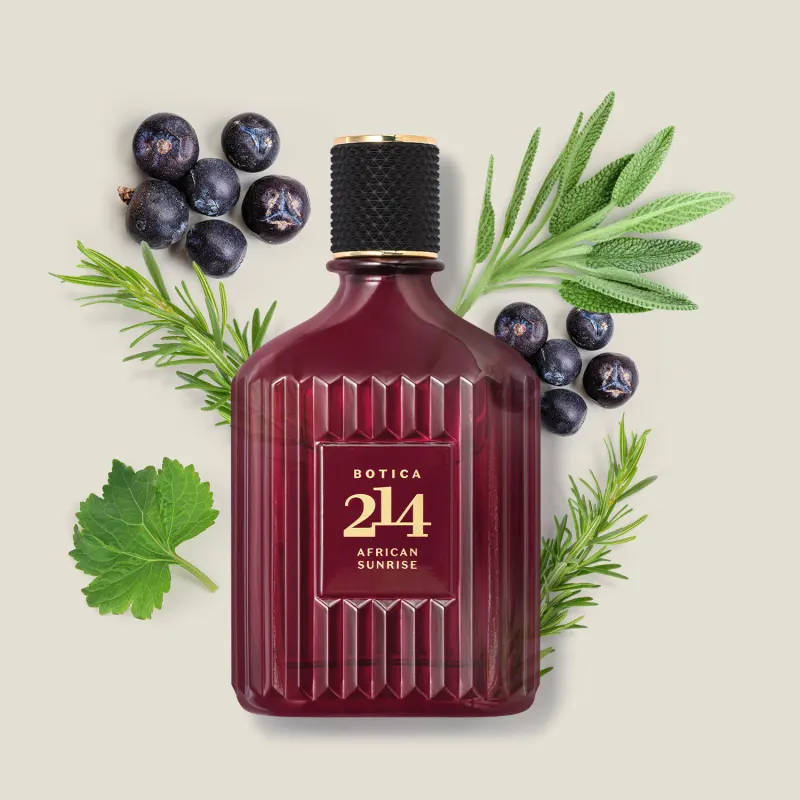 Botica 214 African Sunrise Fougére Amadeirado Eau De Parfum 90ml - Imagem 2