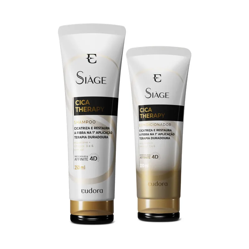 Combo Siàge Cica Therapy: Shampoo 250ml + Condicionador 200ml + Máscara Capilar 250g - Imagem 2
