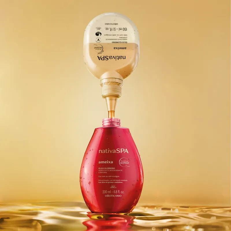 Refil Óleo Glorioso Hidratante Desodorante Corporal Nativa Spa Ameixa 150ml - Imagem 2