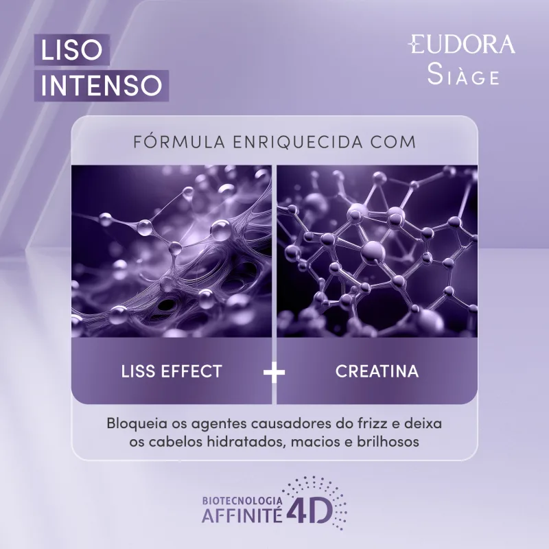 Leave-In Capilar Selante Finalizador Siàge Liso Intenso 100ml - Imagem 3
