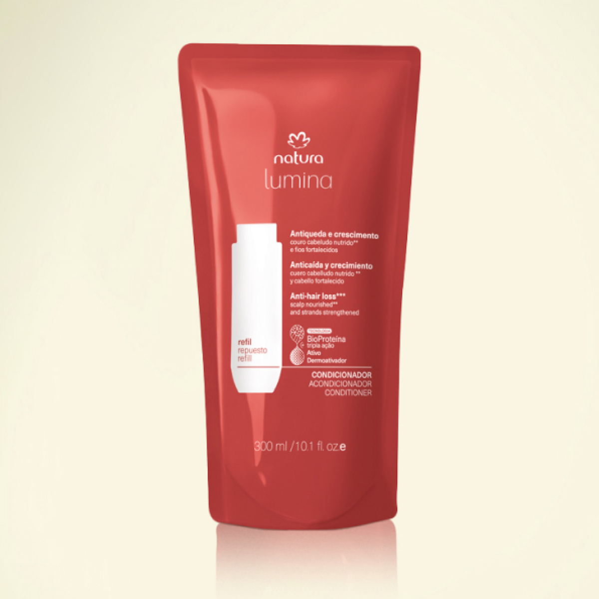Refil Condicionador Antiqueda e Crescimento Lumina 300ml - Imagem 2