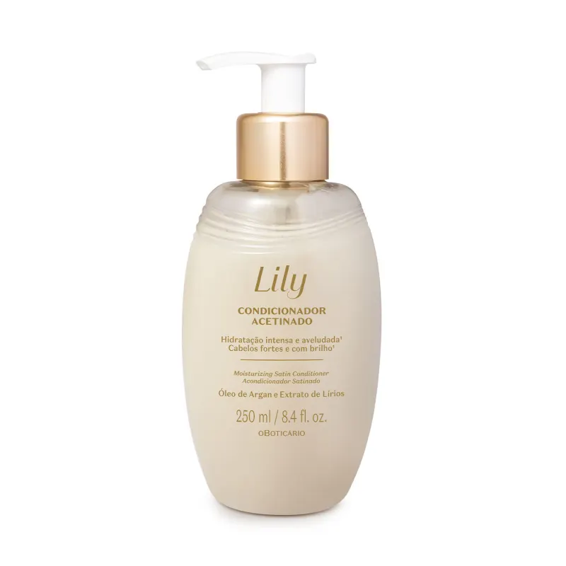 Kit Lily Acetinados: Shampoo 250ml + Condicionador 250ml - Imagem 3