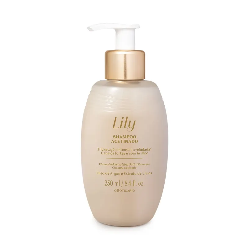 Kit Lily Acetinados: Shampoo 250ml + Condicionador 250ml - Imagem 2