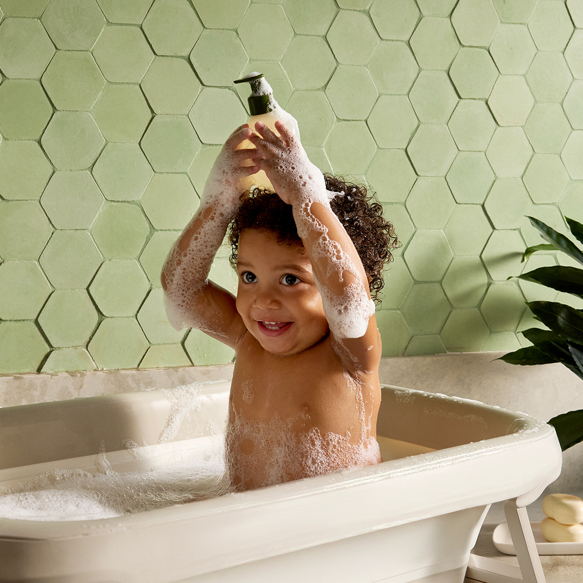 Shampoo Mamãe e Bebê Cachinhos e Crespinhos - Imagem 2