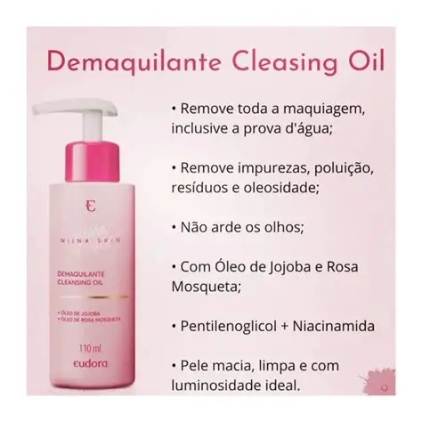 Demaquilante Cleansing Oil Eudora Niina Secrets Skin 100ml - Imagem 2