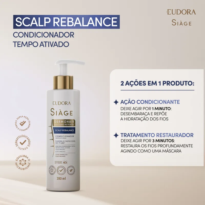 Condicionador Siàge Dermo Hair Scalp Rebalance 280ml - Imagem 2