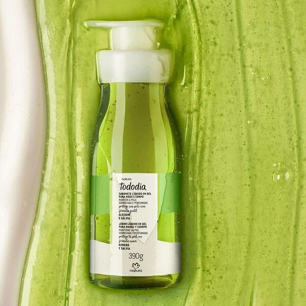 Sabonete Liquido em Gel para Mãos e Corpo Alecrim e Sálvia 390g - Imagem 2