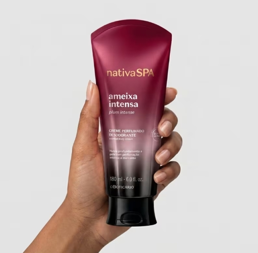 Creme Perfumado Hidratante Corporal Nativa Spa Ameixa Intensa 180ml - Imagem 2